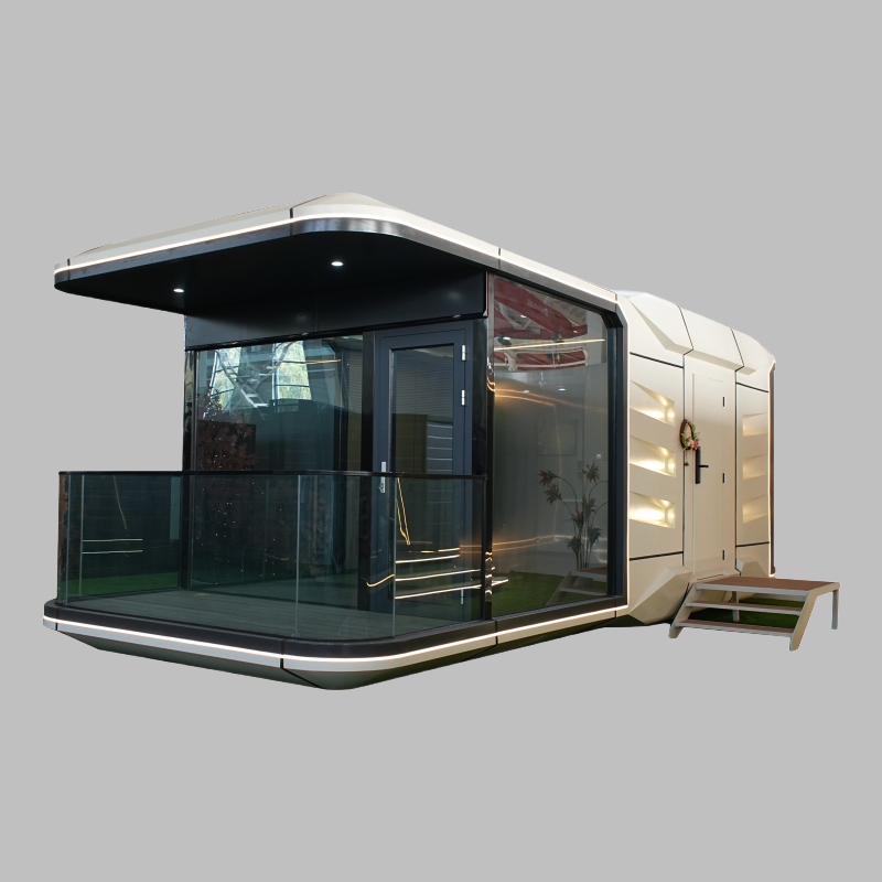 Casa Contenedor con Cocina Moderna y Acogedoras Amenidades de Baño Nuevo Apartamento Móvil Tipo Cápsula Espacial Dormitorio 2025 Casa Contenedor Prefabricada de Lujo y Pequeña