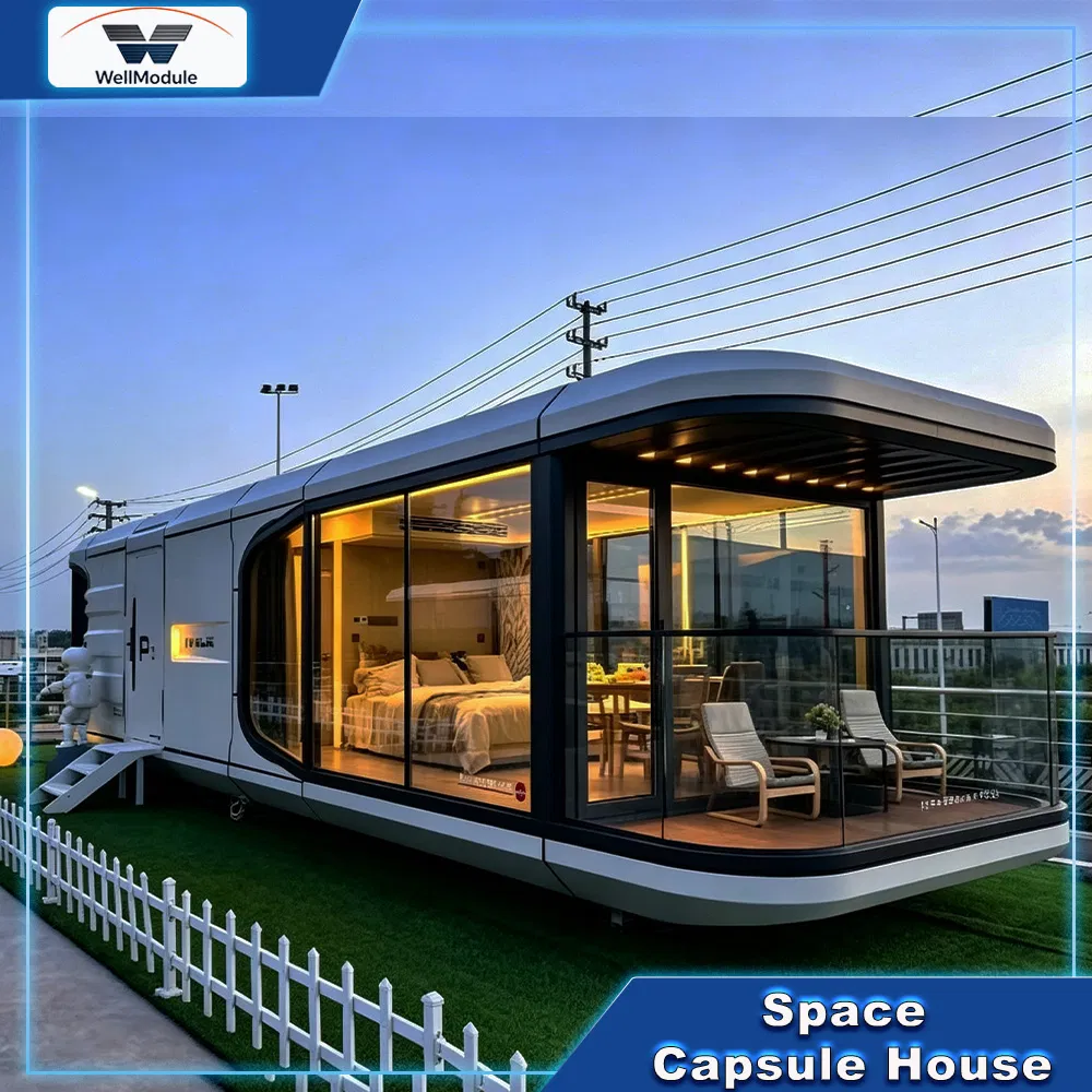 Retiro de Cápsula Espacial de Lujo: La Casa de Vacaciones Prefabricada de Tus Sueños