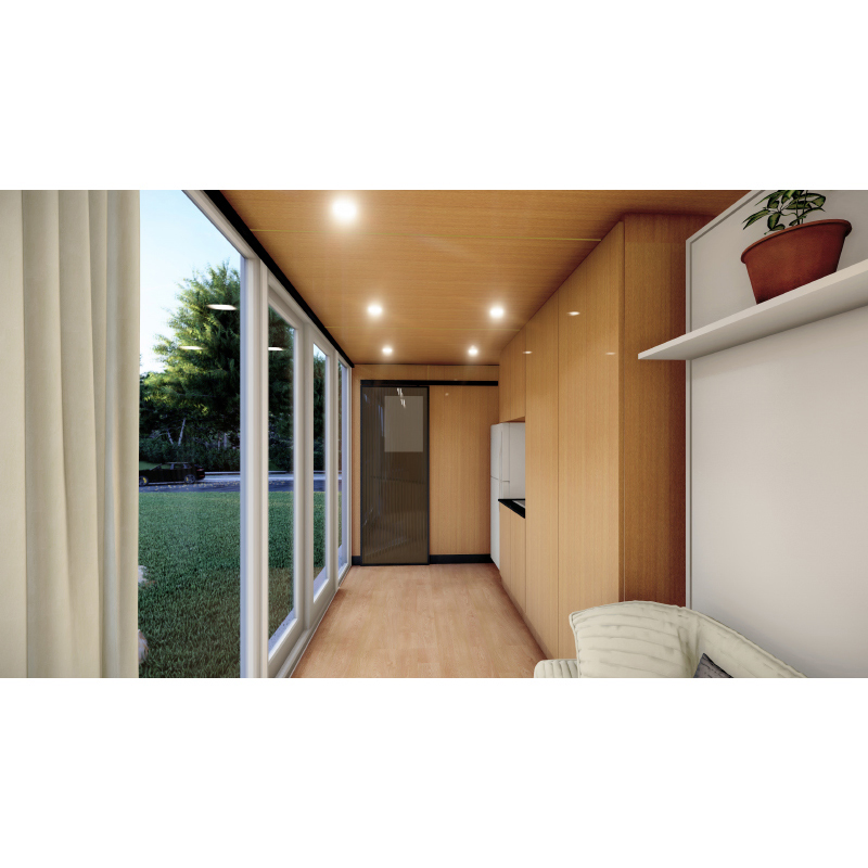 Ventas directas de fábrica de lujo, casa prefabricada pequeña y económica, contenedor prefabricado económico, casa modular personalizada moderna prefabricada con cocina y baño