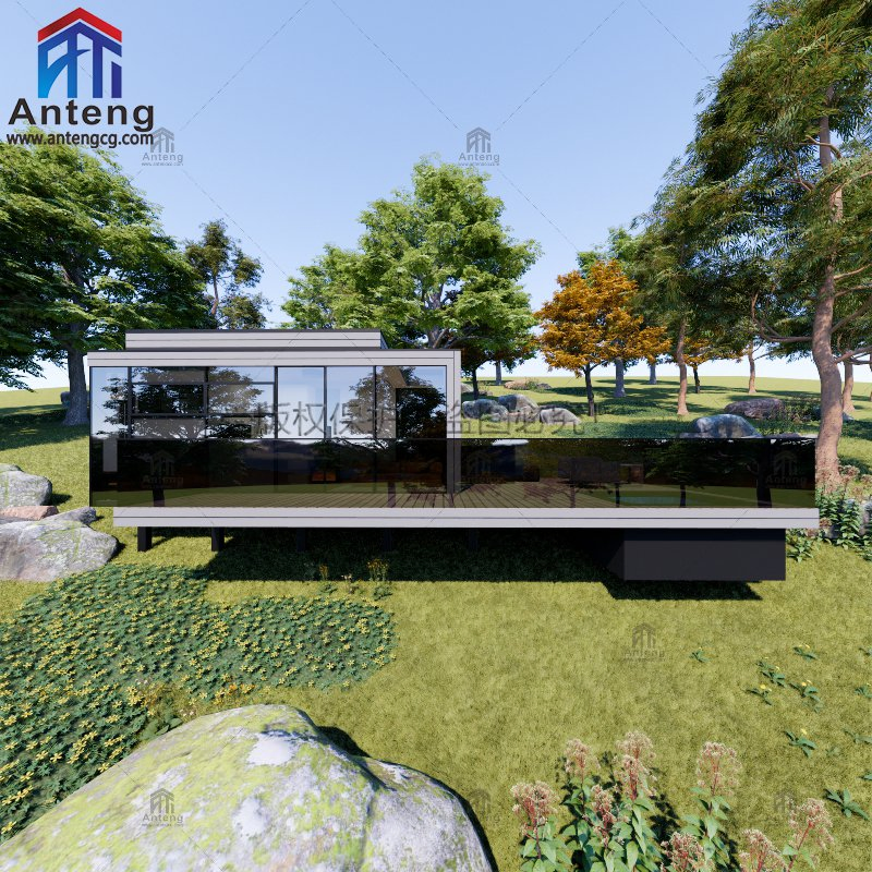 20FT Residencia Móvil de Alta Gama Casa Modular Prefabricada de Contenedor