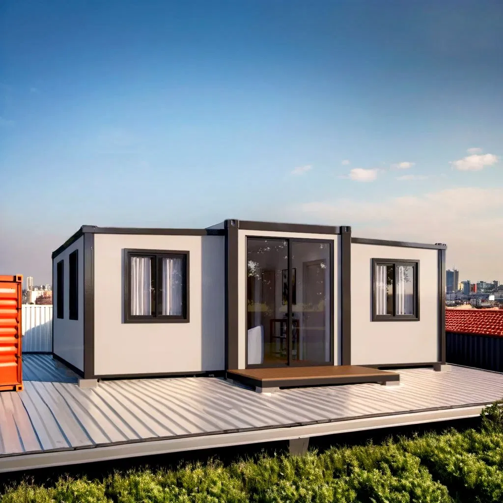 CH 20FT Nueva Casa Prefabricada Moderna de Lujo Plegable Modular Móvil Portátil Movible Llave en Mano Pequeña Casa Prefabricada Expandible de Contenedor