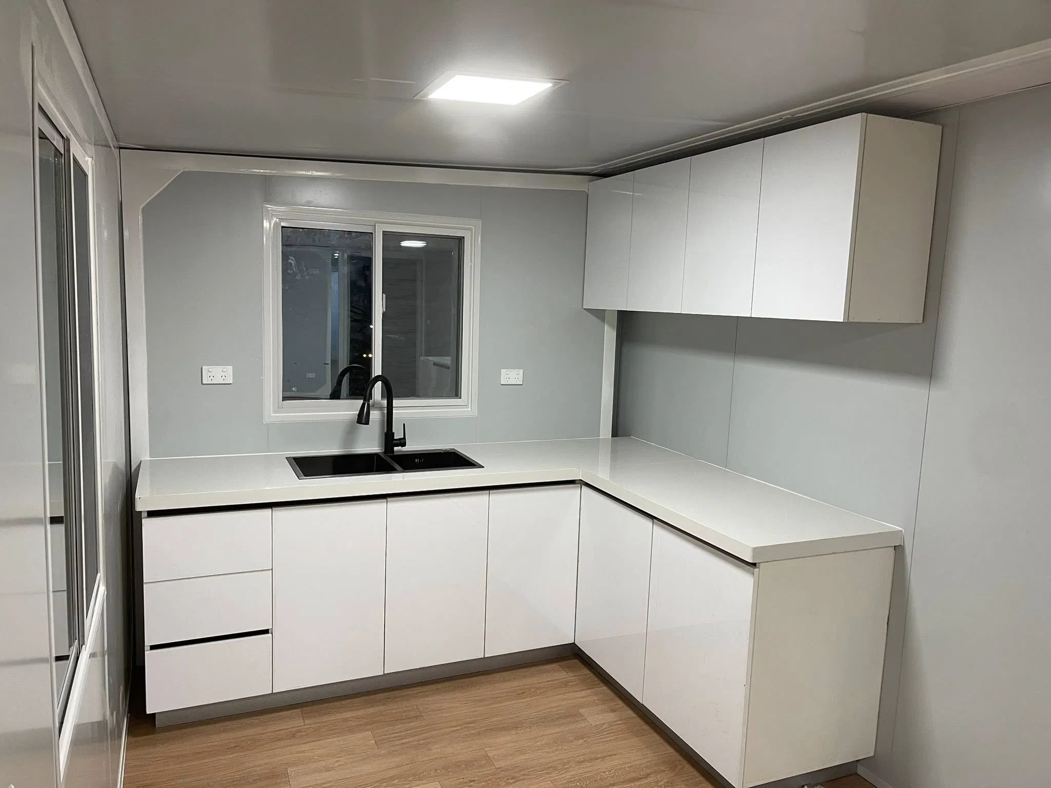 Casa Contenedor Moderna Expandible de Lujo Portátil, Tienda Modular Colapsable Móvil, Hogares Prefabricados Móviles Pequeños Plegables