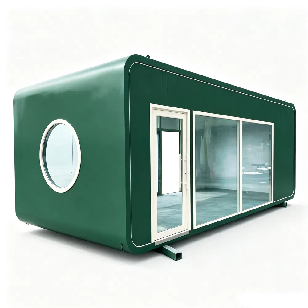 Cabaña moderna de lujo de manzana para hotel resort con sistema de hogar inteligente