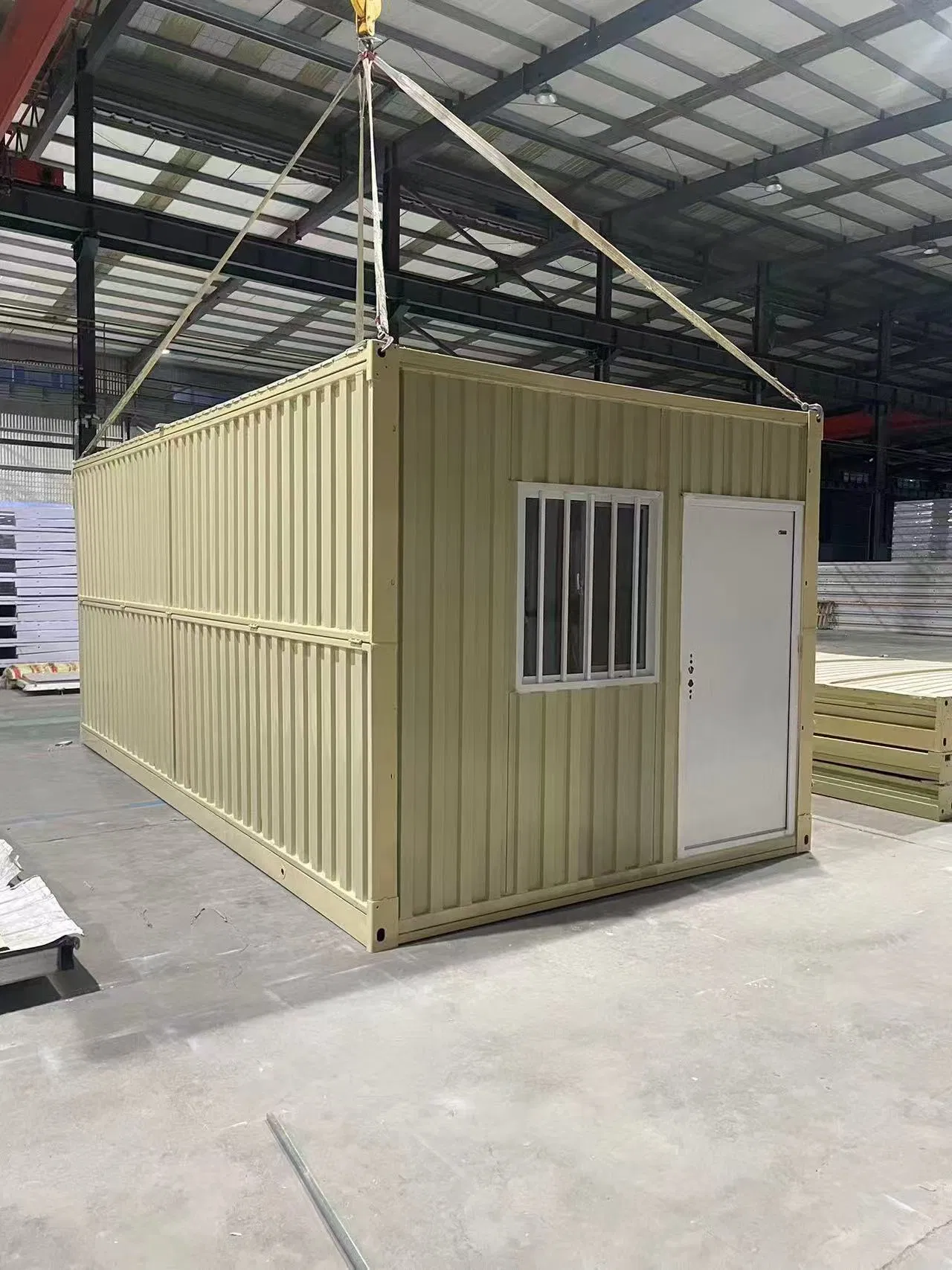 Casa Mini Plegable Prefabricada Completa de Contenedor 2 Dormitorio Impermeable Móvil Prefabricado