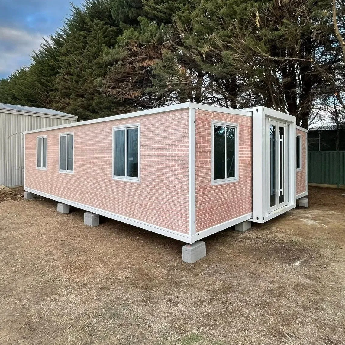 Casa Contenedor Moderna Expandible de Lujo Portátil, Tienda Modular Colapsable Móvil, Hogares Prefabricados Móviles Pequeños Plegables