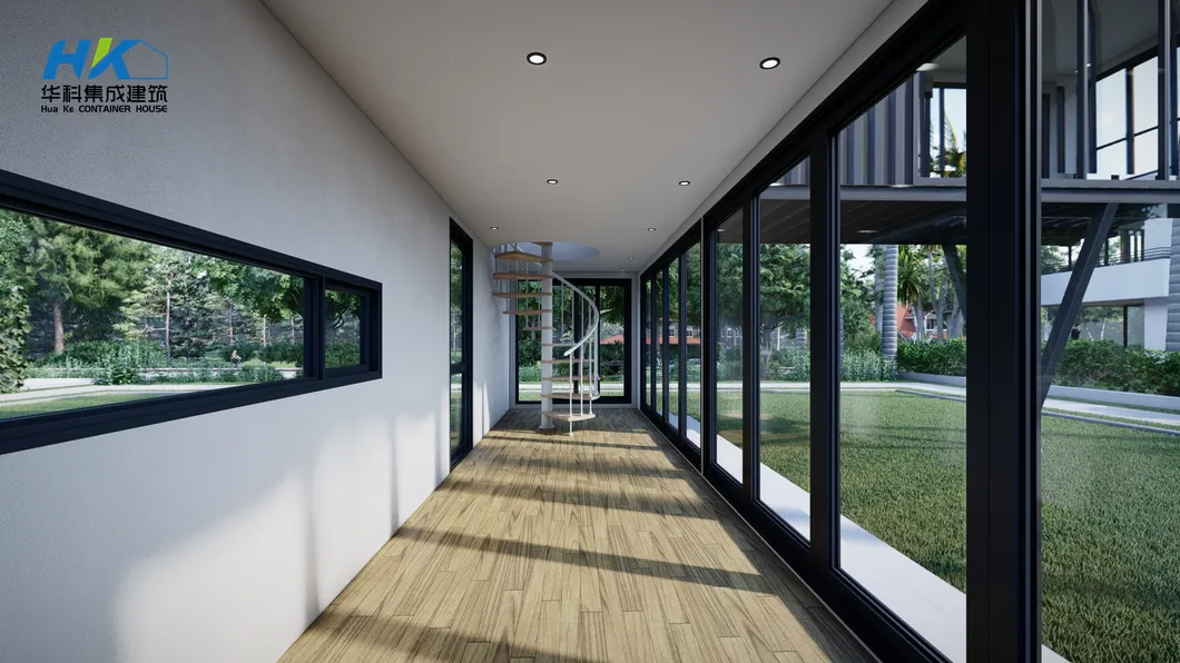 40FT Dos Plantas Lujo Listo Hecho 2-Bedroom Moderno Prefabricado Prefab Modular Envío Vivienda Contenedor Villa Edificio Casa Hogar