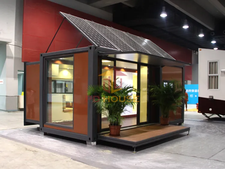 Hogares de contenedores de acero prefabricados de lujo expandibles construidos, casas modulares de kit de contenedor