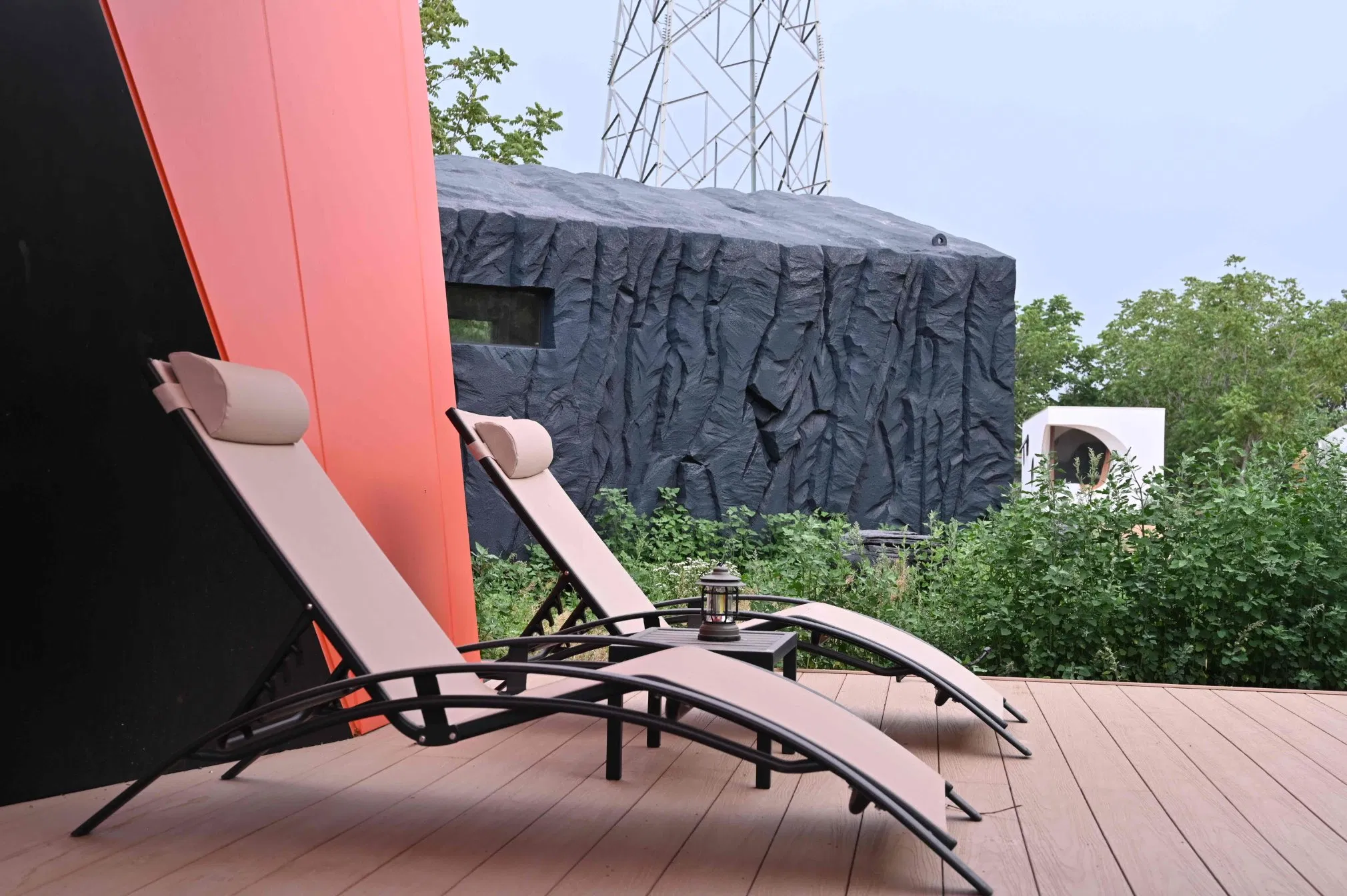 20FT Cabina de café modular prefabricada de lujo futurista lista para usar