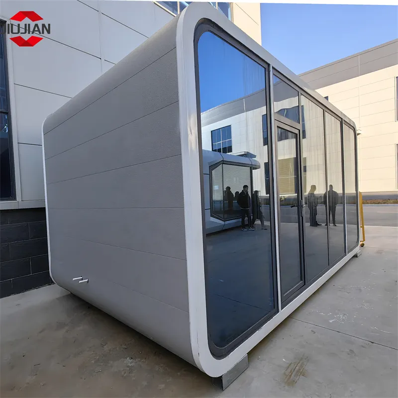 Casa Móvil Prefabricada de Lujo a Prueba de Agua y Fuego Modular Tipo Tiny Apple