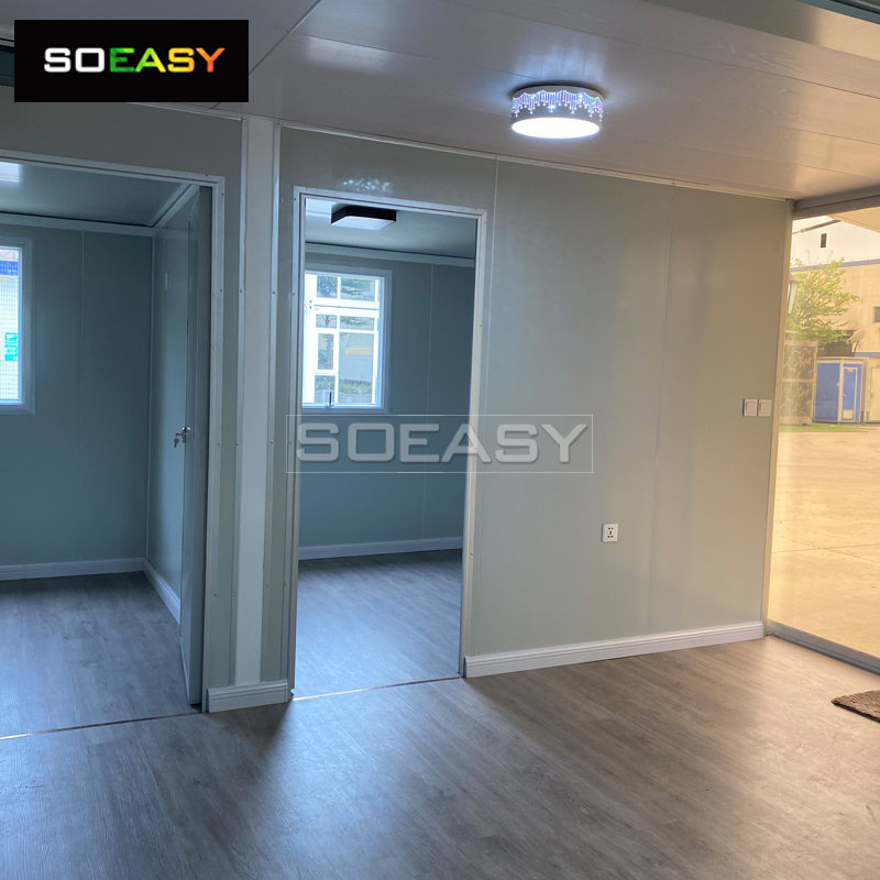 Oficinas temporales de bajo precio, dormitorios, casas modulares prefabricadas de lujo, casa móvil