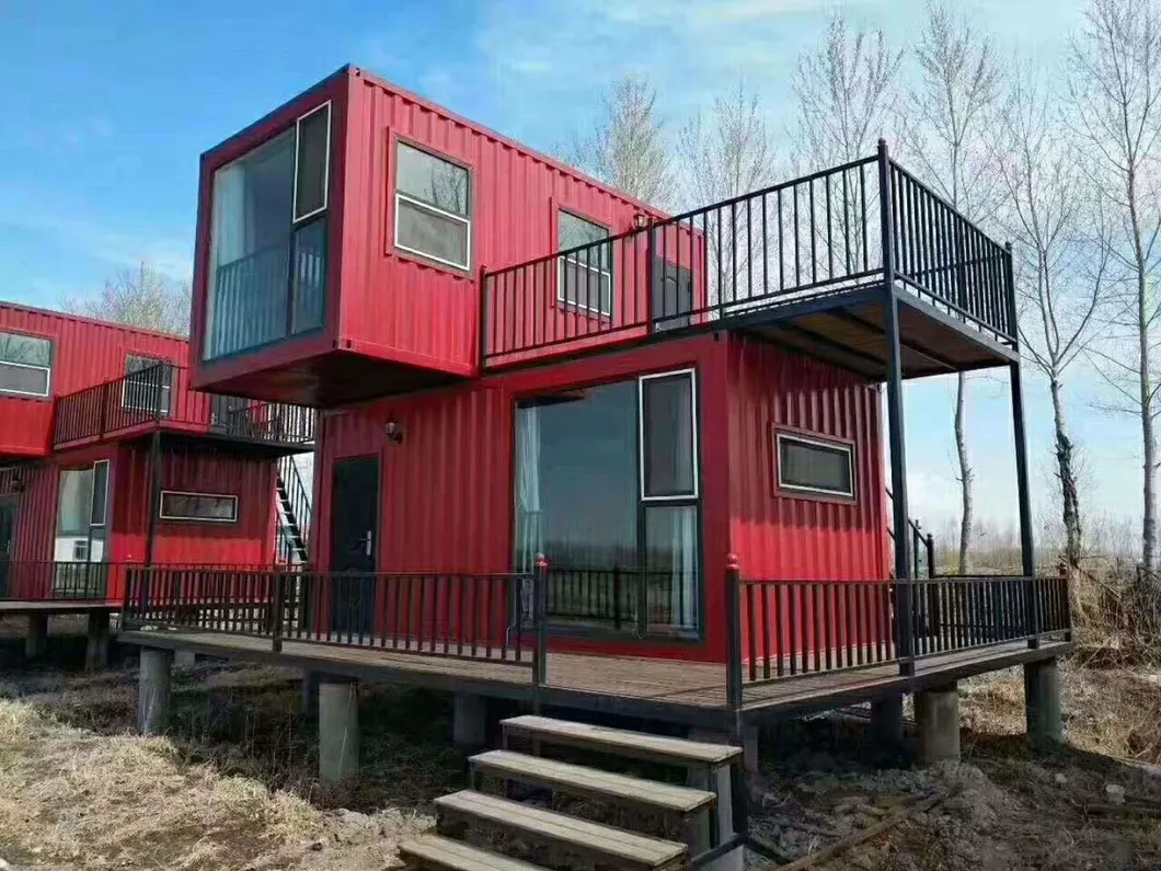 Villa Contenedor Expandible de Lujo, Casa Prefabricada para Vivir, Uso Empresarial, Ecológica
