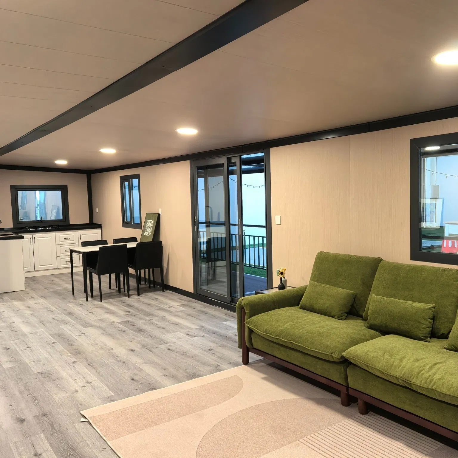 Casa Contenedor Prefabricada de Lujo Hogar Modular Premium con Acabados de Alta Gama