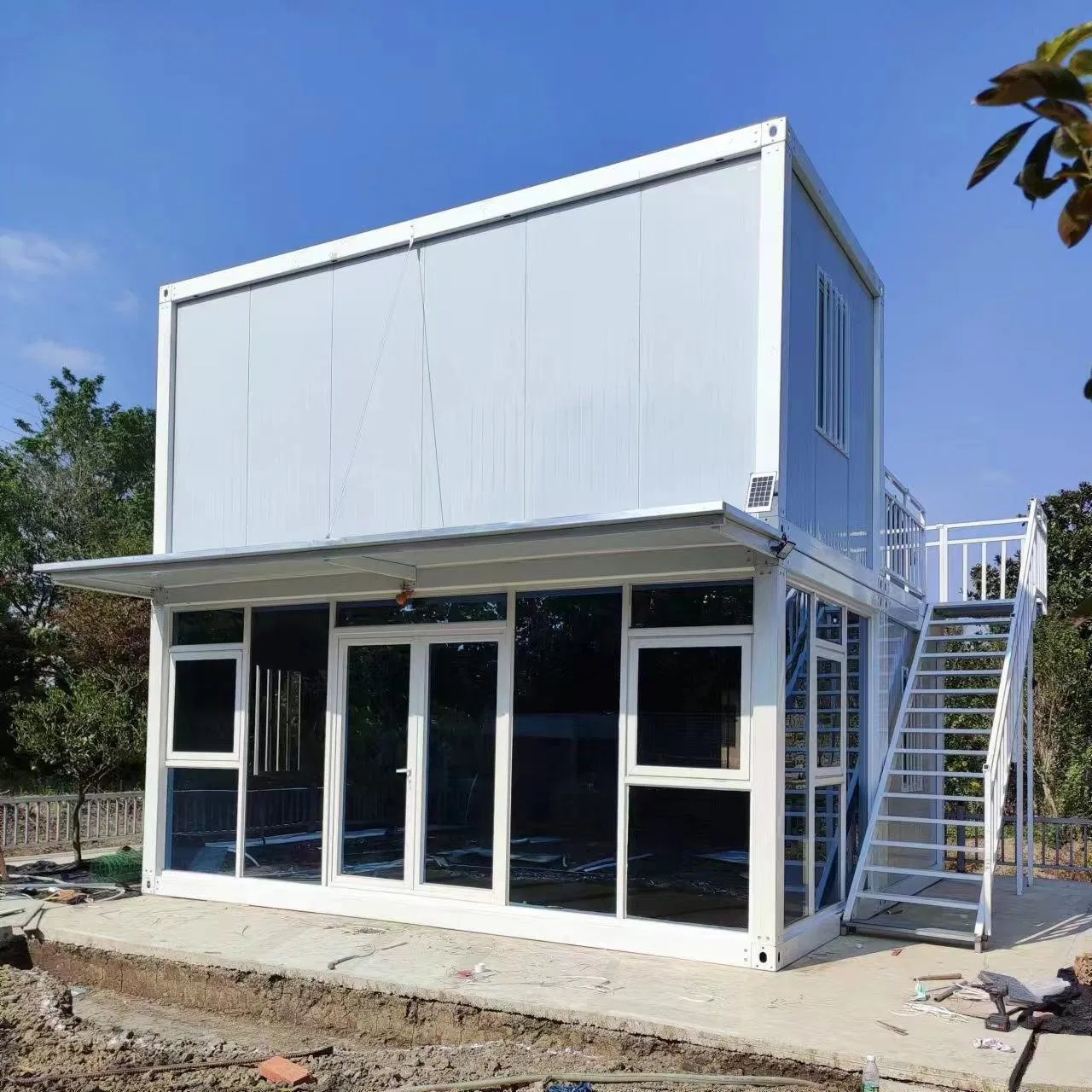 Proveedores de 20 40 casas de contenedores de lujo prefabricadas de 40 pies, casas de vacaciones de varios pisos en paquete plano, diseños de hoteles prefabricados