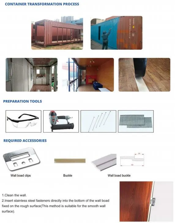 Casas de contenedores de envío prefabricados ensambladas a la venta desde India