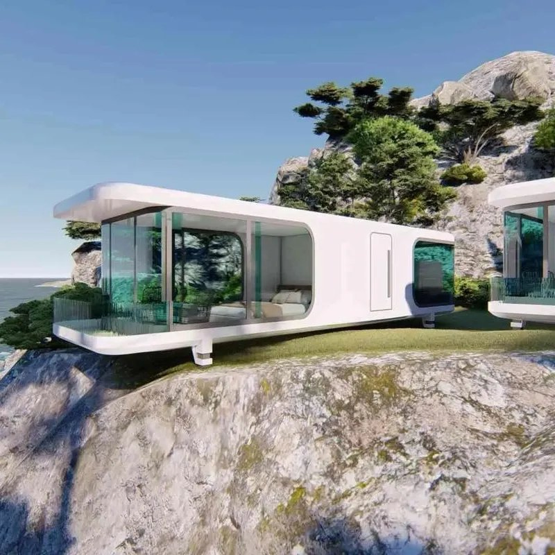 Venta caliente de casas cápsula modulares/luxuosas prefabricadas de contenedor móvil modernas