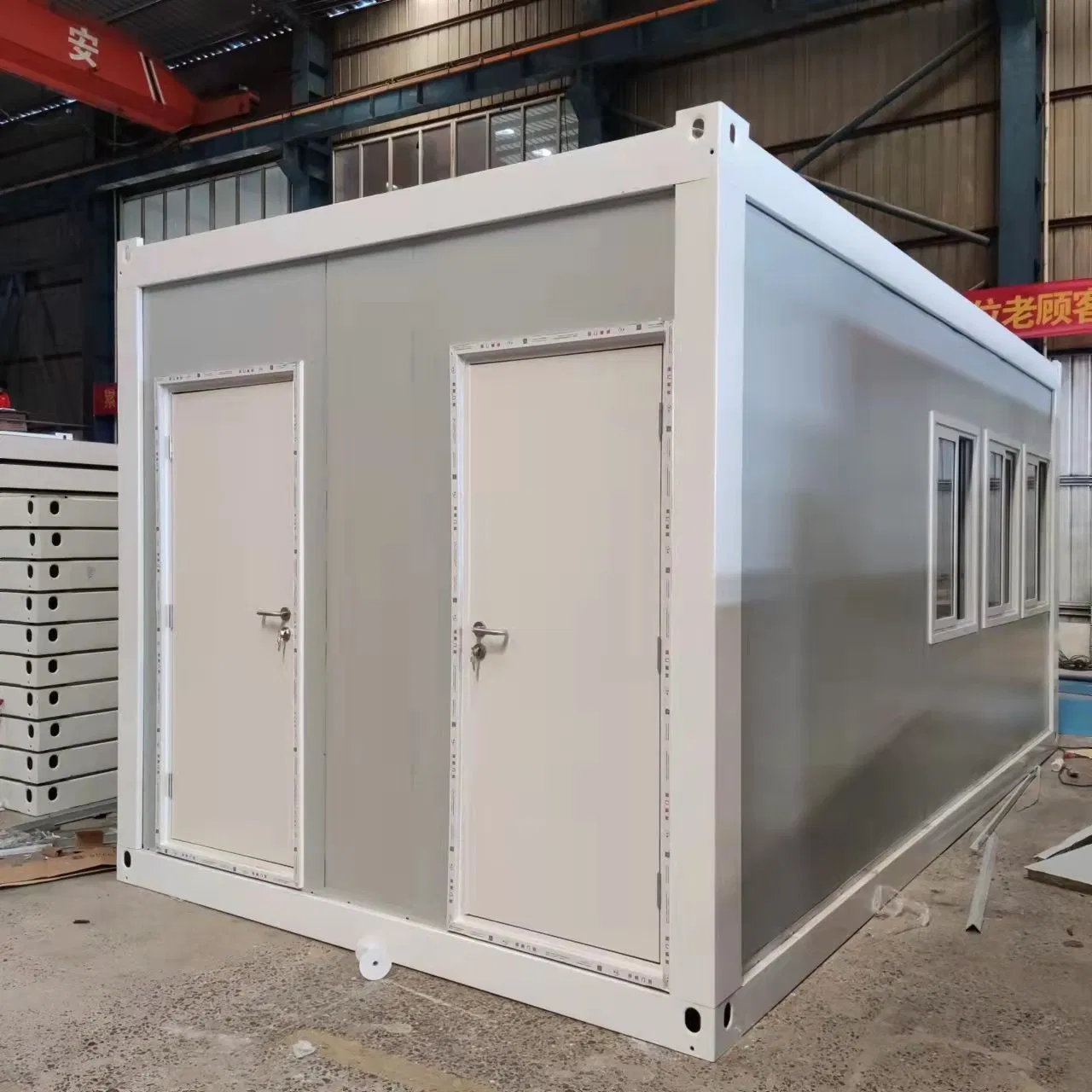 Casa Prefabricada de Lujo Plegable Inteligente con Estructura de Acero Duradera