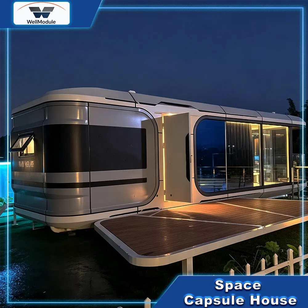 Retiro de Cápsula Espacial de Lujo: La Casa de Vacaciones Prefabricada de Tus Sueños