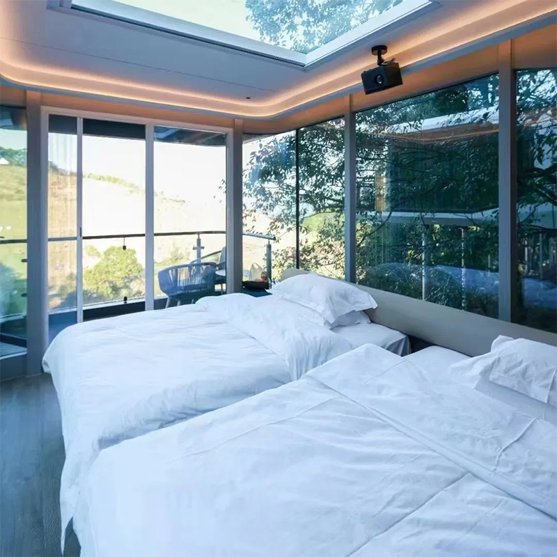 Personalizar diseño moderno cápsula mini modular prefabricado barato casa móvil de lujo