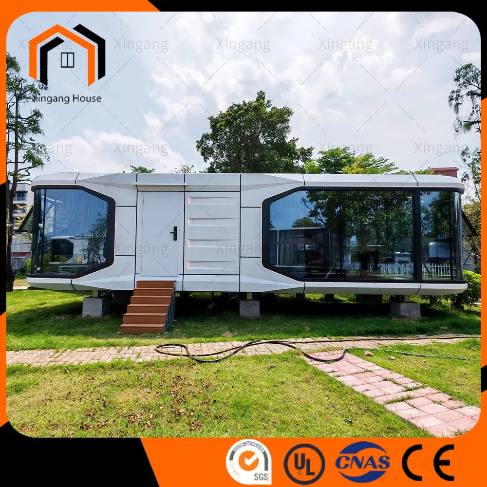 Casa modular prefabricada de lujo móvil inteligente de alta gama, casa cápsula modular, casa prefabricada modular