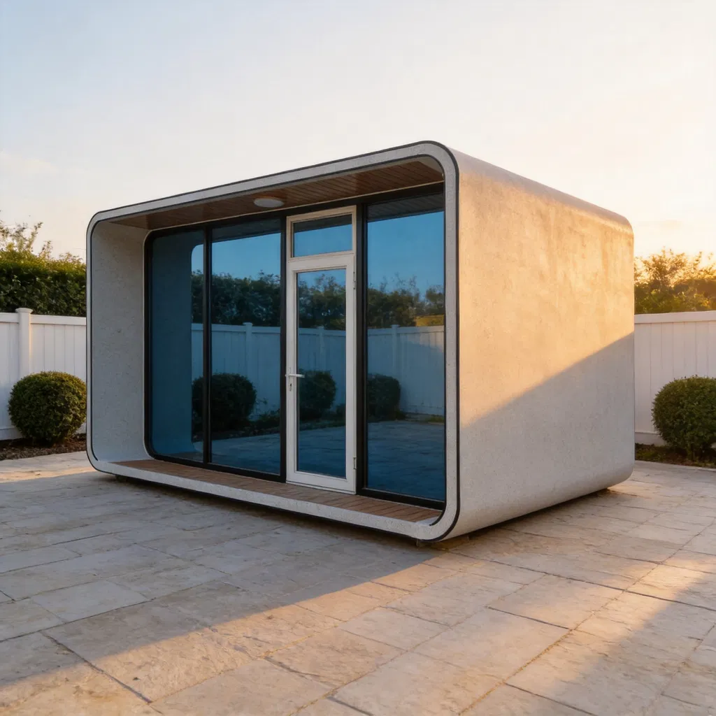 Casa Contenedor Prefabricada Pod de Lujo Móvil Personalizada Moderna Casa Móvil de Manzana