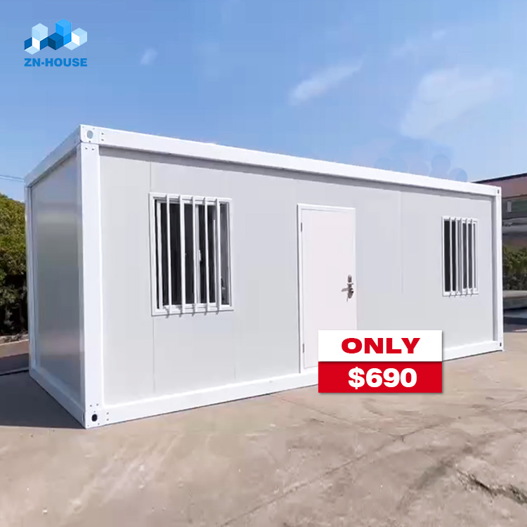 20FT Casa Móvil Moderna de Lujo 2 Oficina Modular Portátil Prefabricada Casa Contenedor Tiny