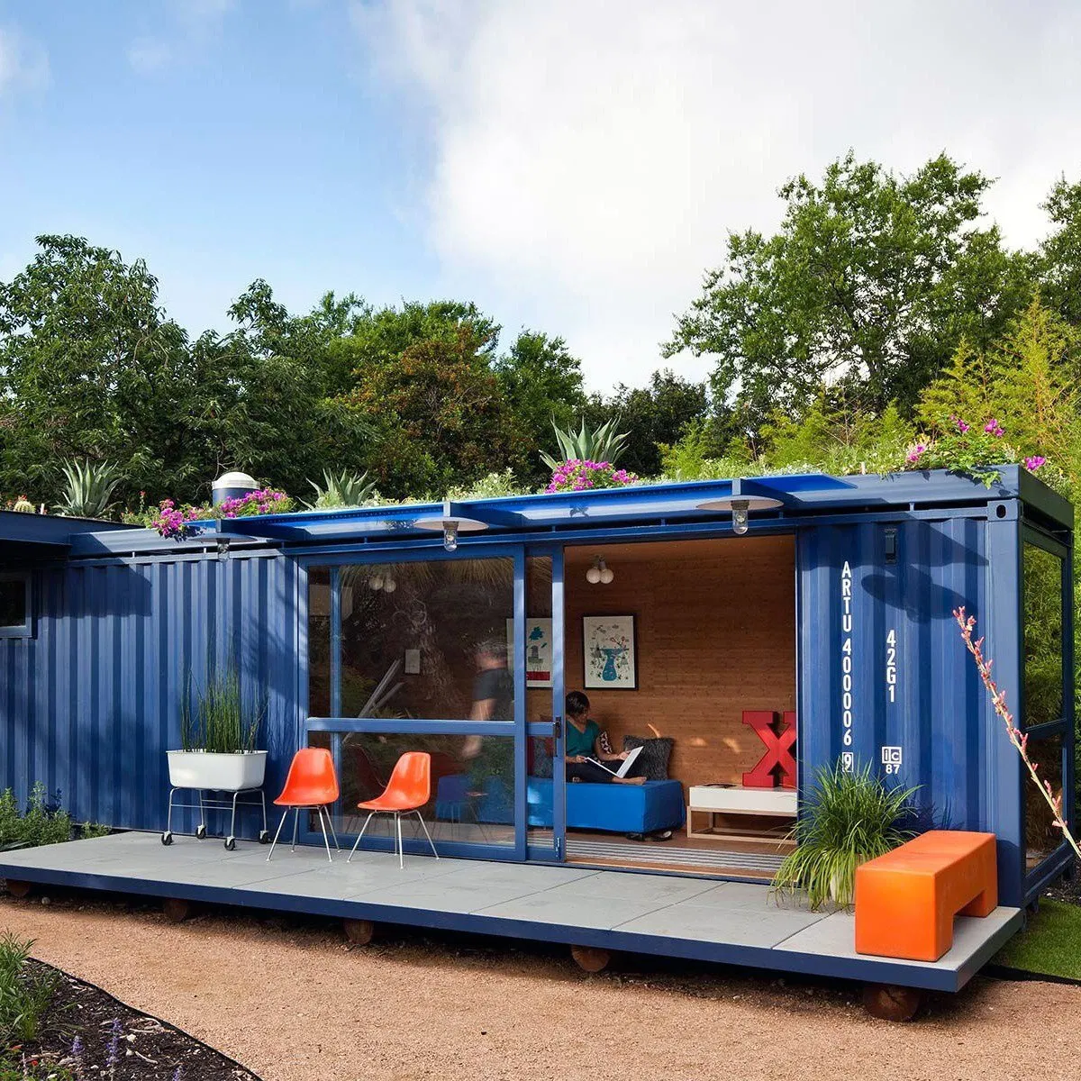 20FT/40FT Hotel de acero prefabricado portátil de lujo moderno y plegable para envío