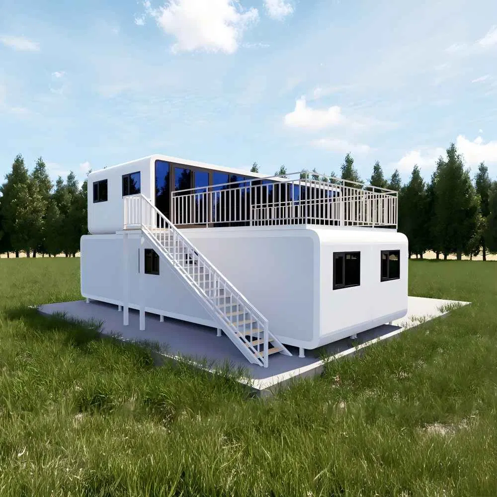 Cabaña modular de lujo prefabricada de manzana para vivir de forma móvil
