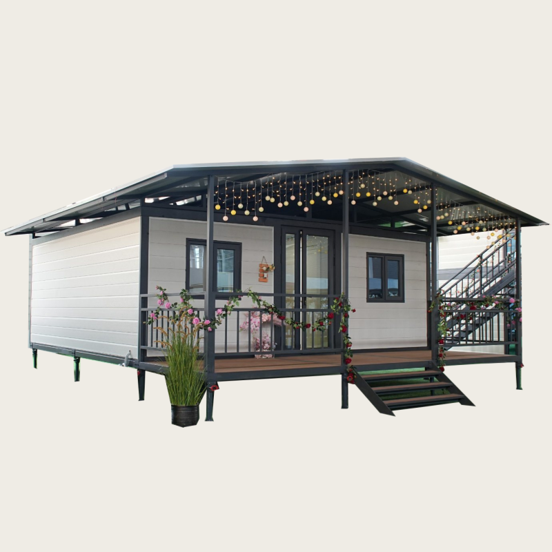 40FT Casa Contenedor Modular de Lujo con Diseño de Cocina Moderna