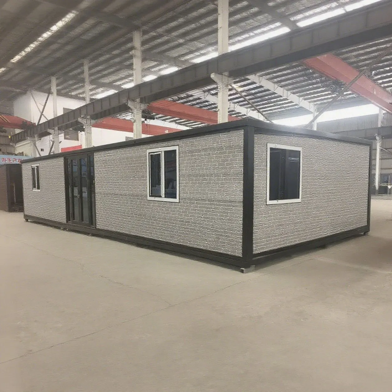 Villa Contenedor Expandible de Lujo Prefabricada con Sistema de Cerradura Inteligente y Iluminación LED