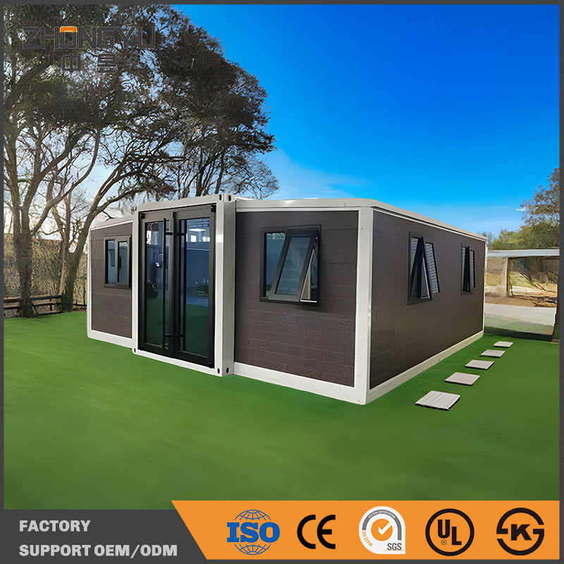40FT Casa modular prefabricada moderna para vivir de vacaciones con muebles integrados y diseño de lujo