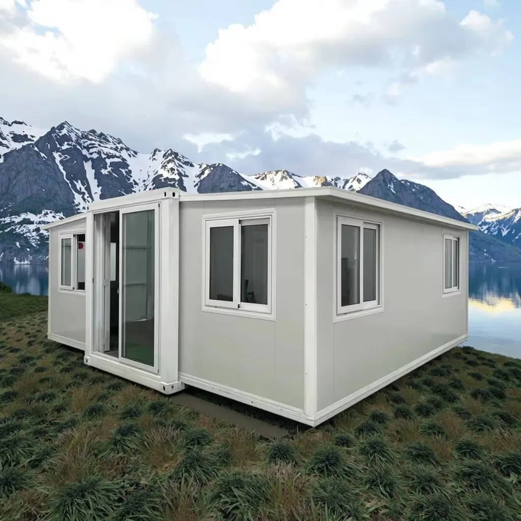 Casa modular de lujo prefabricada, hogar contenedor expandible, casa pequeña, proyecto llave en mano