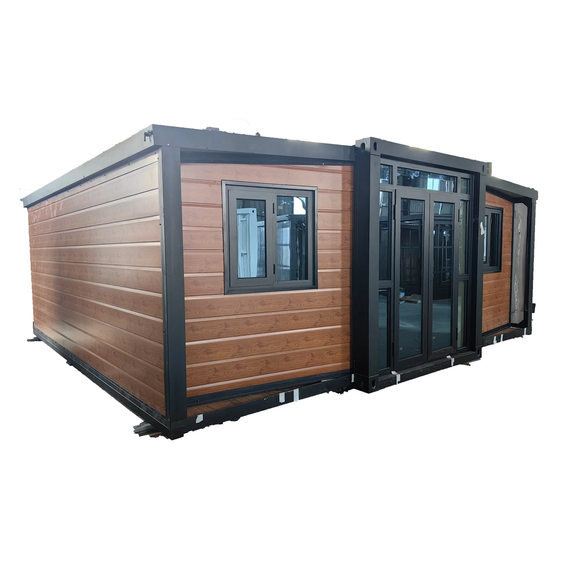 Casa contenedor modular expandible prefabricada hecha en China, mejor venta, ensamblaje rápido, lujo, bajo costo, hogar portátil de contenedor de envío