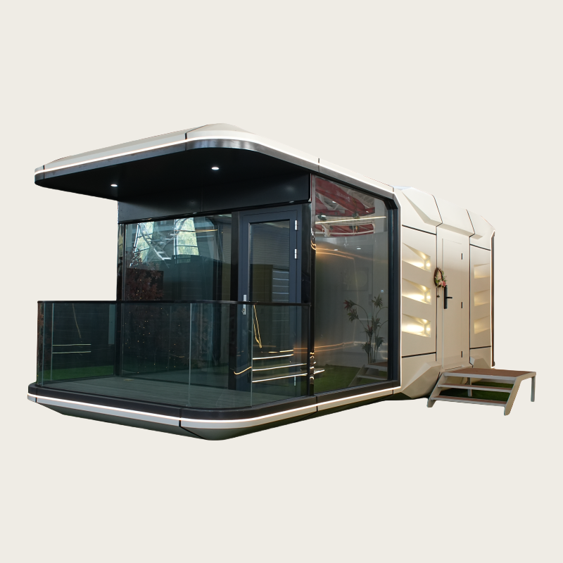 Casa Contenedor con Cocina Moderna y Acogedoras Amenidades de Baño Nuevo Apartamento Móvil Tipo Cápsula Espacial Dormitorio 2025 Casa Contenedor Prefabricada de Lujo y Pequeña