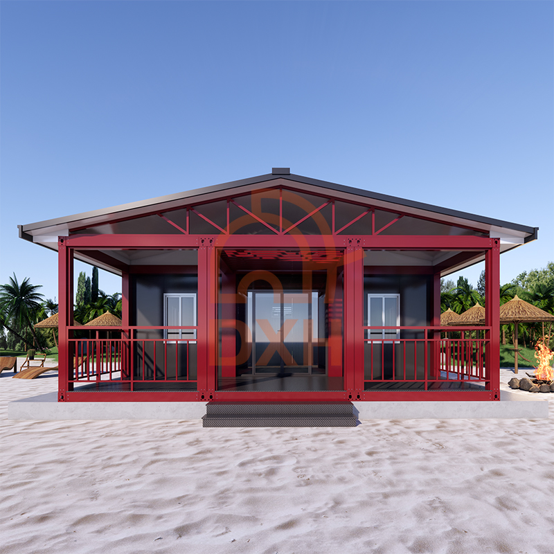 Fabricación Dxh OEM ODM Lujo Vivienda Prefabricada Villa Modular Prefab Casa Contenedor Desmontable de Vidrio 2 3 Dormitorio Jardín 20FT 15FT 30FT 40FT Casa Móvil