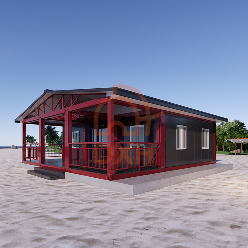 Fabricación Dxh OEM ODM Lujo Vivienda Prefabricada Villa Modular Prefab Casa Contenedor Desmontable de Vidrio 2 3 Dormitorio Jardín 20FT 15FT 30FT 40FT Casa Móvil