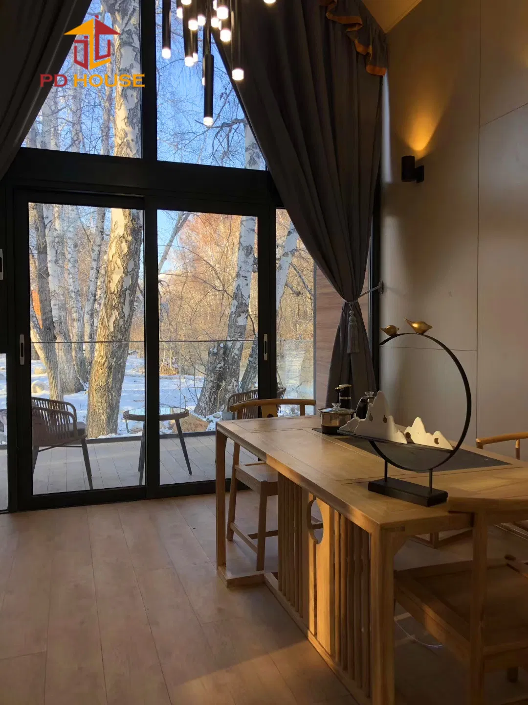 Casa modular prefabricada popular portátil de lujo apartamento en Europa