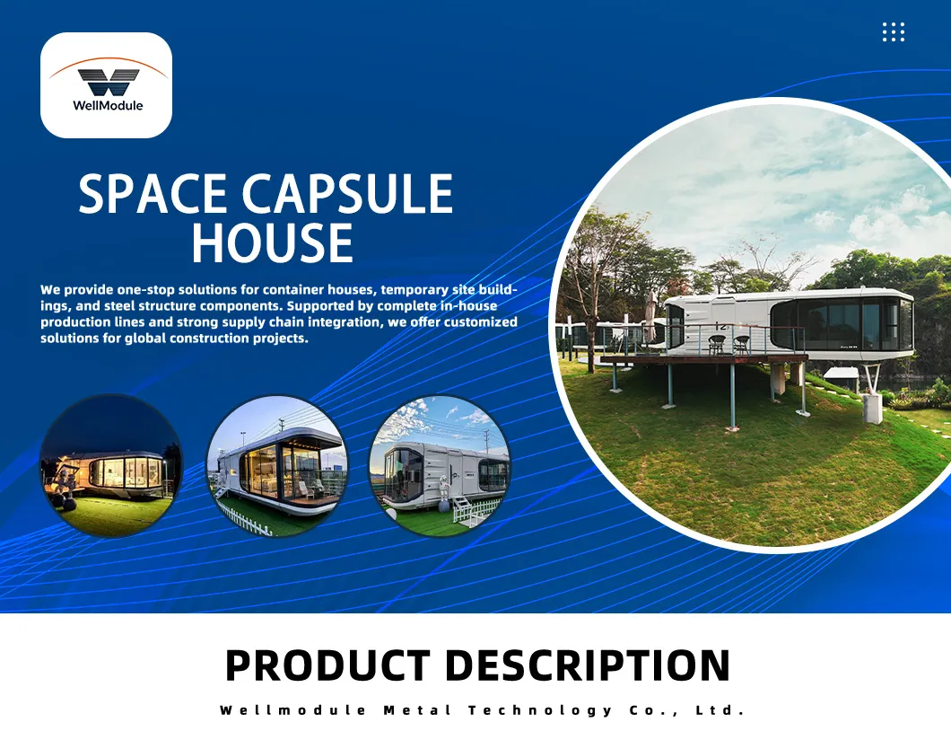 Retiro de Cápsula Espacial de Lujo: La Casa de Vacaciones Prefabricada de Tus Sueños