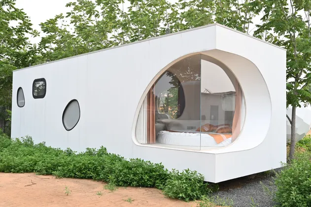 Todo Clima Vacaciones Pod Lujo Casa Móvil Cápsula Espacial