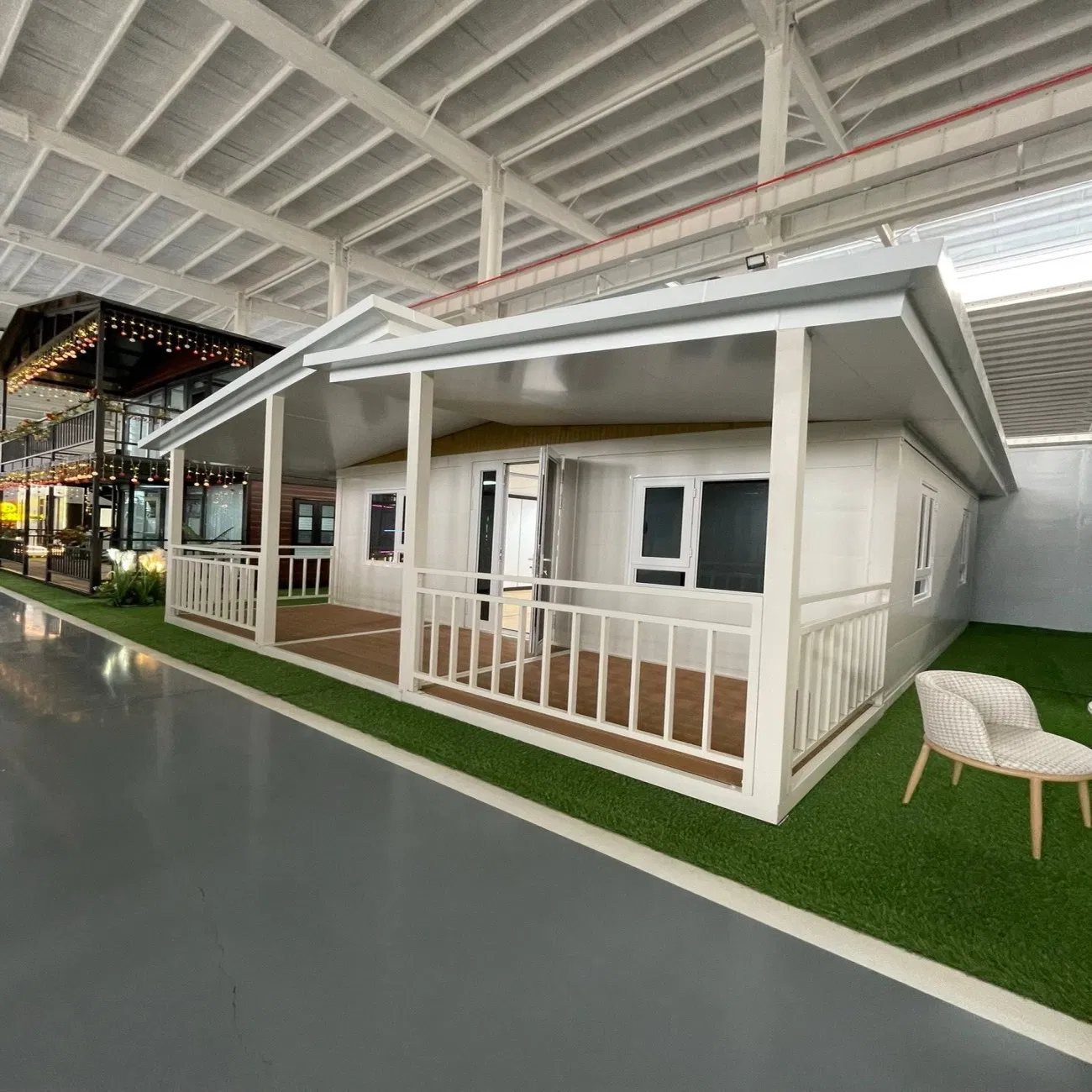Casa modular de lujo prefabricada, hogar contenedor expandible, casa pequeña, proyecto llave en mano