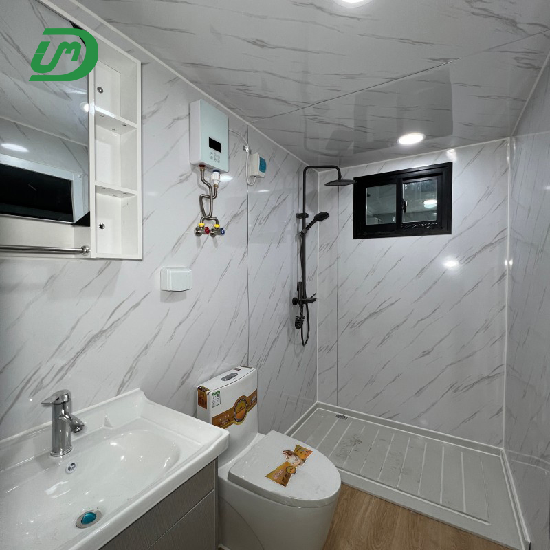 Casa Modular 40FT Expandible Estilosa con Plano de Piso Eficiente y Materiales de Alta Gama