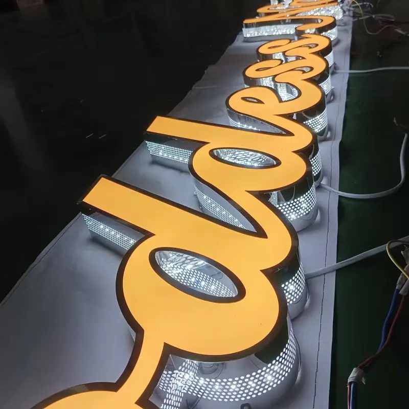 China Factory Suppliers LED Facelit & Sidelit Letters for Dynamic Signage - High Brightness and Modern Design