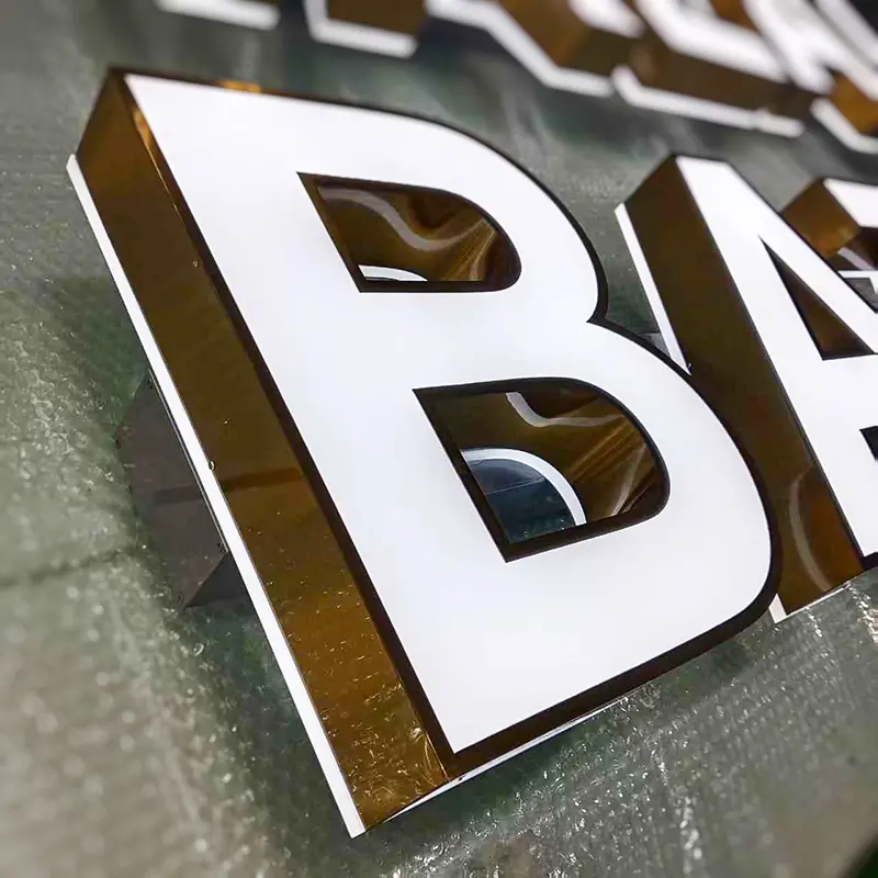Custom Free design 3D Electronic Sign facelit and backlit signage for business  sign Manufacturers, Suppliers