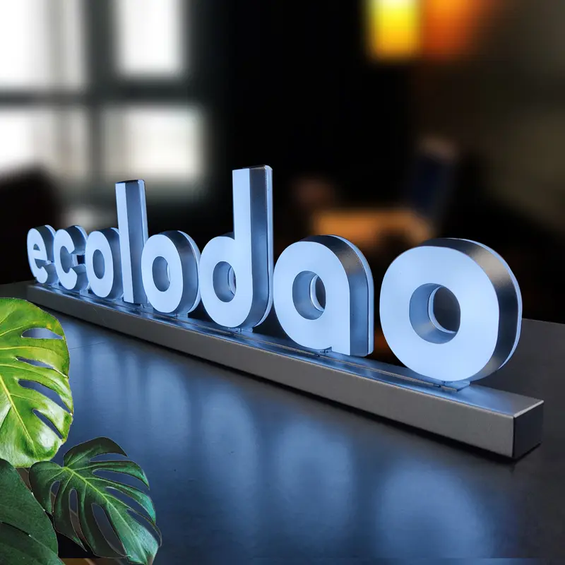 Table top LED sign retail and home use