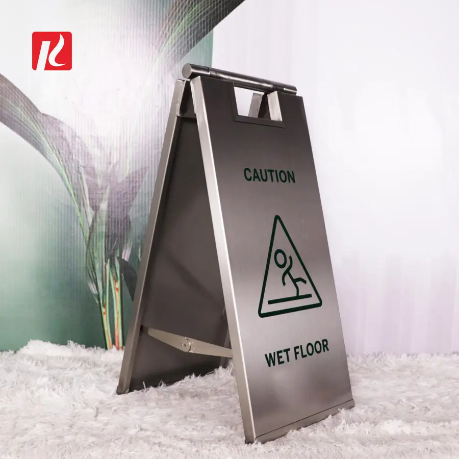 Custom Customized A-shape No Parking Carefully Slide Safety Caution Warning Signs Manufacturers, Factories