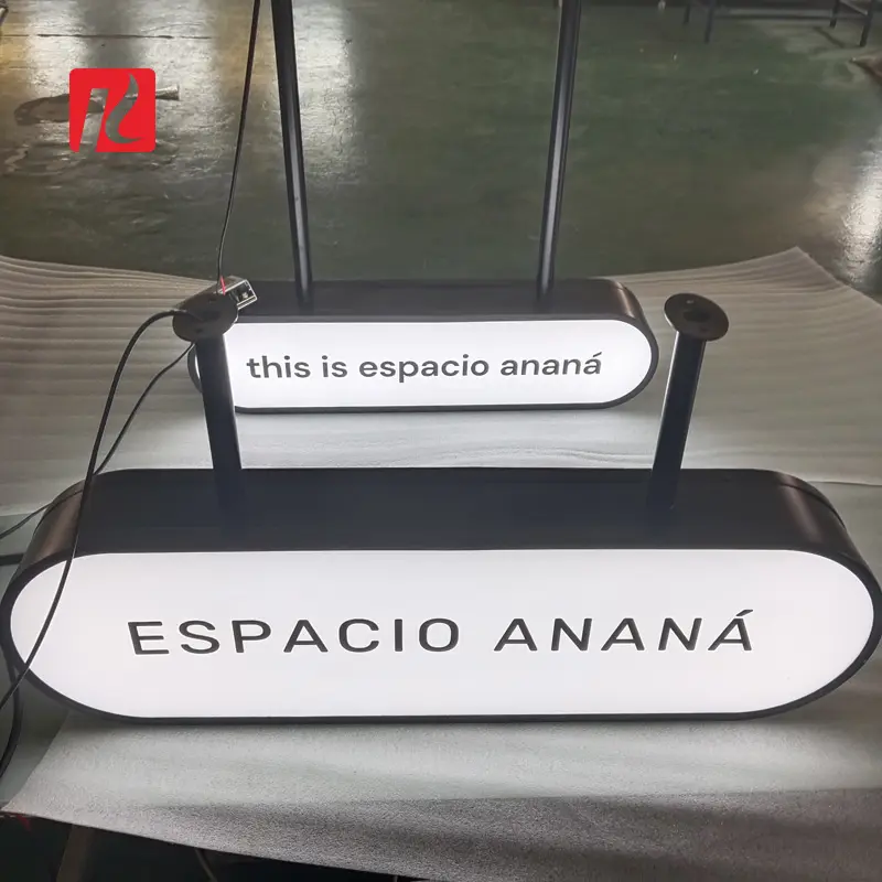 China Customized Stainless Steel Double-Sided Light Box Hotel Logo Signage - Quality Suppliers from China Factory Manufacturers, Supplier