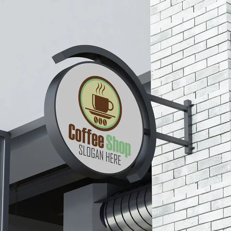 Custom factory double-sided logo sign light box for store signage