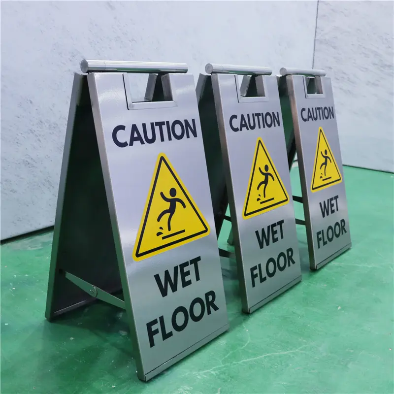 China Customized A-shape Stainless Steel Caution Metal Warning Sign from China Suppliers and Factory - Durable Outdoor Use Manufacturers, Supplier