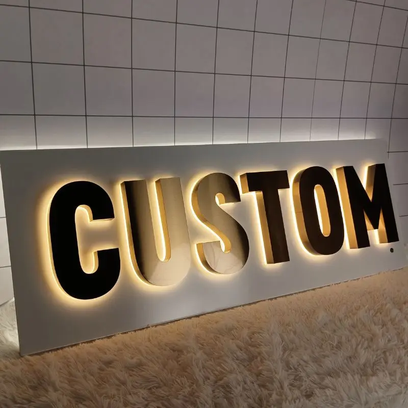 Custom Factory Custom LED Backlit Letters for Business Signage Manufacturer, Factories