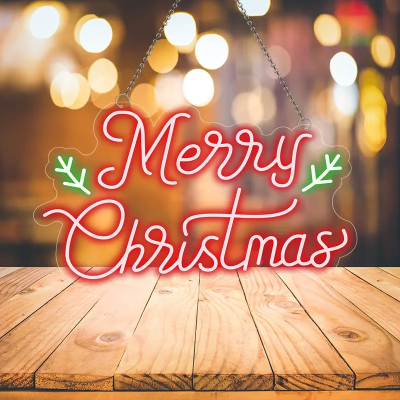 Custom Merry Christmas Neon Sign - Custom LED Holiday Decor with Joyful Message Supplier, Factories