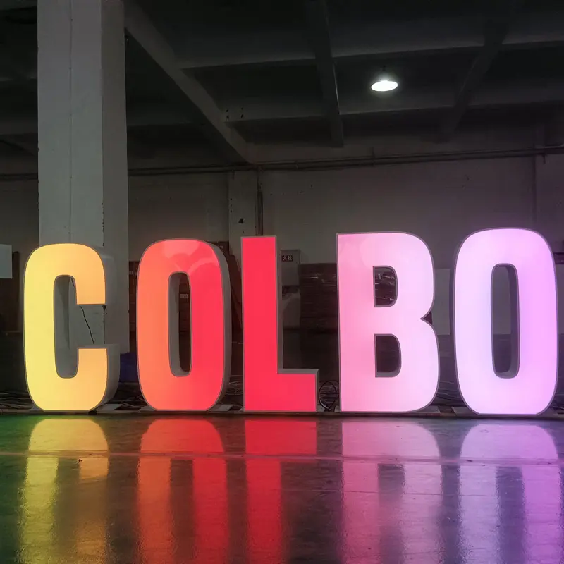 Custom Free Standing Giant LED Letter Big Signage
